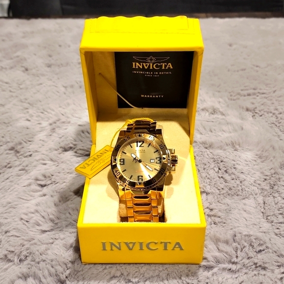 Invicta Other - Men's Invicta Excursion Gold Stainless with Gold Face (New)